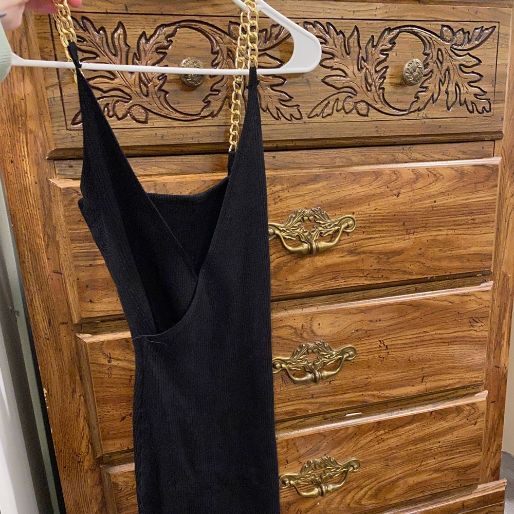 Chain strap dress